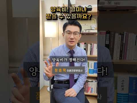 양육비 얼마나 받을 수 있을까요?