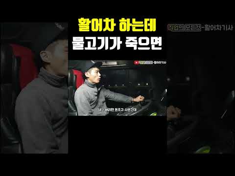 활어차 하는데 물고기가 죽으면