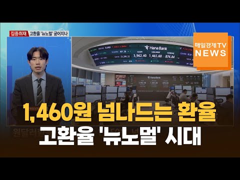 [집중취재] 1,460원 넘나드는 환율…고환율 '뉴노멀' 시대