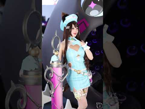 [4K] 2025 지스타 넷마블 모델 반하리 직캠 (2025 Gstar Netmarble Model Ban Hari fancam)