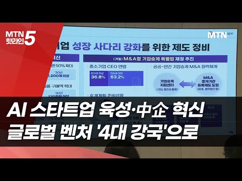 AI 스타트업 키우고 中企 혁신 가속화…글로벌 벤처 '4대 강국'으로 / 머니투데이방송 (뉴스) https://bbs.opparadise.com/data/apms/video/youtube/4CMTYRCEyRE.jpg AI 스타트업 키우고 中企 혁신 가속화…글로벌 벤처 '4대 강국'으로 / 머니투데이방송 (뉴스)