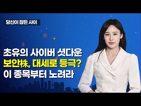 [MTN 당잠사] 초유의 사이버 셧다운 보안株, 대세로 등극? 이 종목부터 노려라 / 머니투데이방송 (증시, 증권)