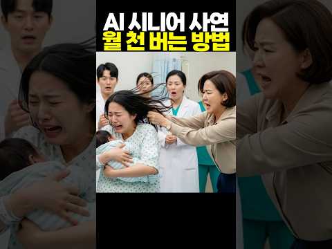 AI 시니어 사연 월 천 버는 방법