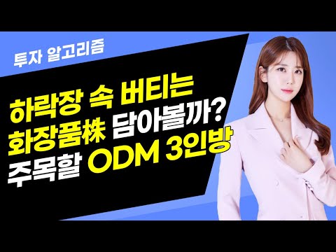 [투자 알고리즘] 하락장 속 버티는 화장품株 담아볼까? 주목할 ODM 3인방 / 머니투데이방송 (증시, 증권)