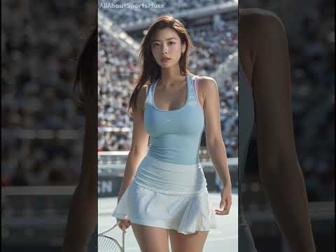 걷기만해도 예술이 되는 테니스여신