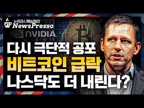 엔비디아, 피터틸도 전량 매도…13F 투심은 '반반' / '버핏 효과' 구글 3%↑/ MS 윌슨"내년 말 S&P 7800"/ 비트코인 급락, 美증시 동향의 선행지표? [뉴스프레소]
