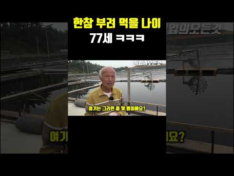 한참 부려 먹을 나이 77세 ㅋㅋㅋ