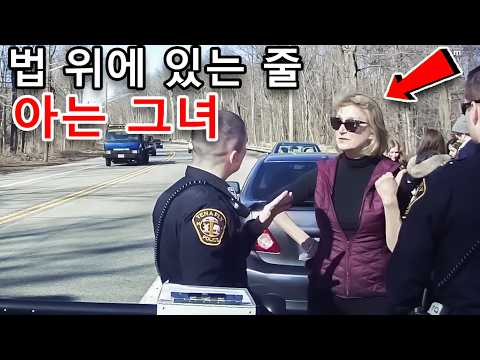 미국에서 경찰 간부인 어머니가 딸을 경찰 검문에서 빼내기 위해 권한을 남용했다