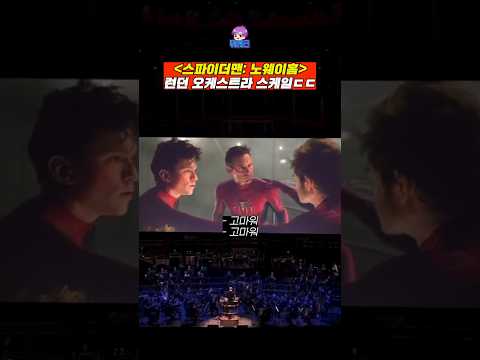 [스파이더맨: 노웨이홈] 명장면 풀오케스트라 연주 버전 ㄷㄷ