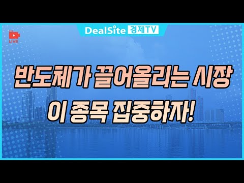 [라이브] 반도체가 끌어올리는 시장 '이 종목' 집중하자! #반도체 #삼성전자 #주식 #경제
