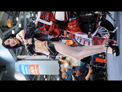 4K 레이싱모델 직캠 2025 오토살롱테크 민한나 40 Racing Model MinHanna Fancam