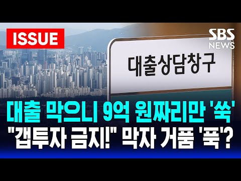 서울 '저가' 아파트 거래 '껑충'…대출 규제에 강남·마포 등 타격 | SBS 이슈라이브 https://bbs.opparadise.com/data/apms/video/youtube/CbfafsCHh5Q.jpg 서울 '저가' 아파트 거래 '껑충'…대출 규제에 강남·마포 등 타격 | SBS 이슈라이브