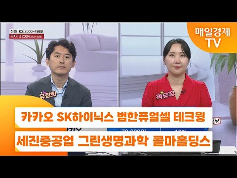 [친절한 종목상담 4989] 카카오 SK하이닉스 범한퓨얼셀 테크윙 세진중공업 그린생명과학 콜마홀딩스