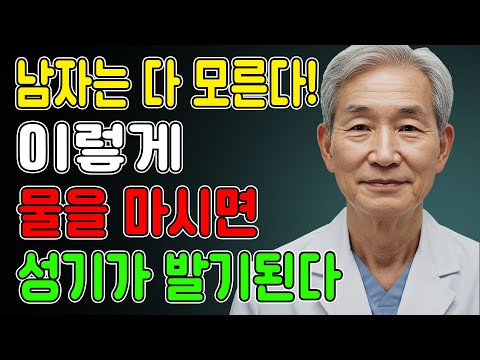 남자는 다 모른다, 물을 이렇게 마시면 성기가 단단하게 발기된다 l 노후지혜 l 노년의성 l 행복한삶 l 오디오