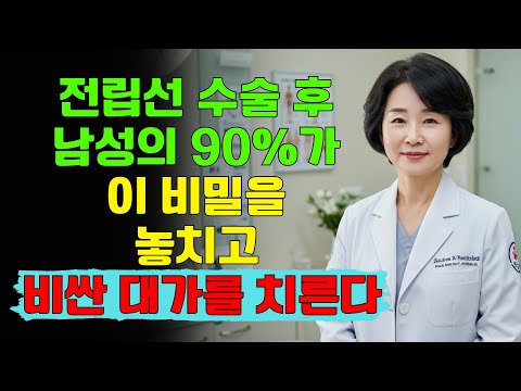 전립선을 제거한 후의 삶은 실제로 어떨까요? 수술 후 변화들을 알아보세요
