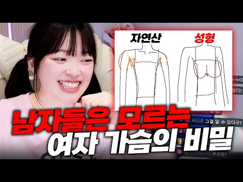 남자들은 절대 모르는 여자 가슴 사이즈의 비밀