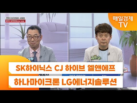 [친절한 종목상담 4989] SK하이닉스 CJ 하이브 엘앤에프 하나마이크론 LG에너지솔루션