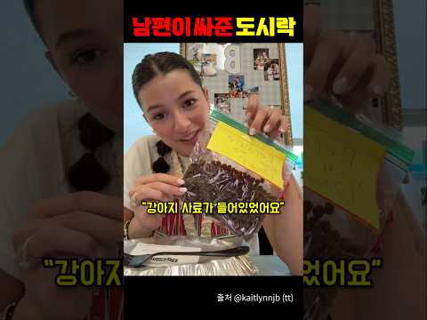 남편이 싸준 도시락