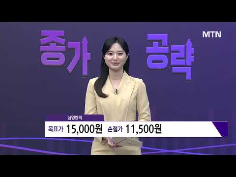 [박소운의 종가 공략] 중국 조선 발주 급감·전남 해상풍력 호재 '삼영엠텍' / 머니투데이방송 (증시, 증권)