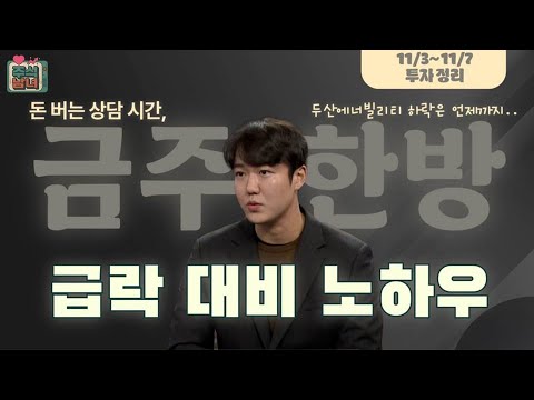 [금주한방] 주식남녀 / 조정 이어지는 현대건설 & 두산에너빌리티… 보유자 대응 전략은? / 매일경제TV