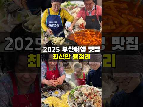 이거 안보고 부산 여행가면 무조건 후회합니다