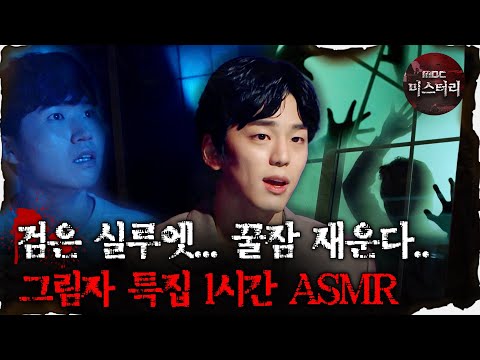 [#심괴ASMR] 검은 실루엣... 꿀잠 재운다.. 그림자 특집 1시간 ASMR #심야괴담회 #심괴 #어둑시니 #midnight #horrorstory MBC220728방송