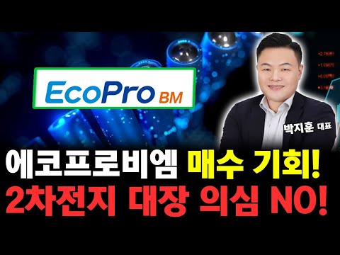 에코프로비엠 주가 급락!? 지금 담으세요! 목표가 '여기까지' 들고 가세요!