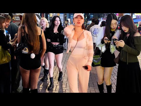 [4K 요즘 서울 강남 거리 모습 ] 불금에 강남 거리에는 미인들이 자주 보이네요  # 강남 # 서울 # 한국