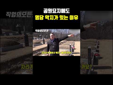 공원묘지에도 명당/악지가 있는 이유