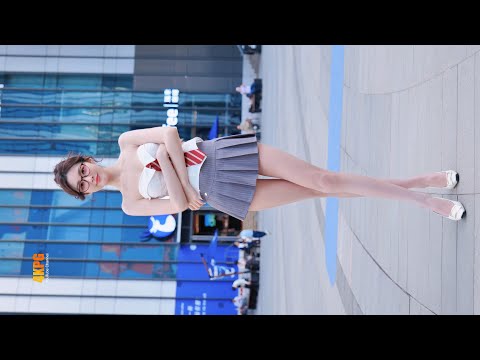4K 레이싱모델 직캠 AUTO SHANGHAI 2025 上海车展 小雪花 1