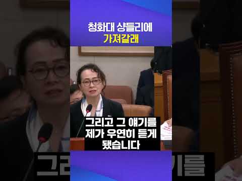샹들리에 #서영교 #국정감사