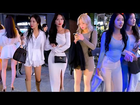 [4K] 세련되고 멋진 사람들이 많이 모이는 압구정 로데오 거리를 함께 걸어요 # GANGNAM # SEOUL #KOREA
