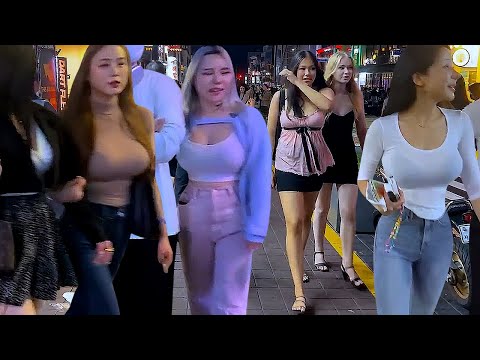 [4K] 가을이 다가 온 홍대 거리는 아직도 여름 같네요  # 홍대 # 서울  #한국 #가을 여행