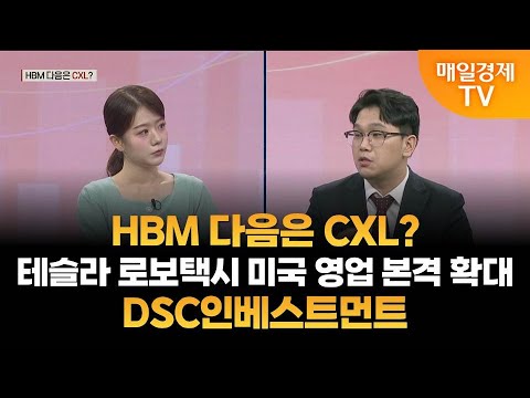 [주도주 투자] HBM 다음은 CXL?·테슬라 로보택시 미국 영업 본격 확대·DSC인베스트먼트 / 조범수의 주도주 투자 / 매일경제TV