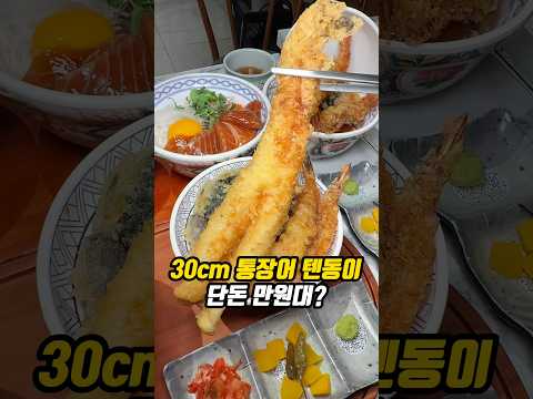 30cm 통장어 텐동이 단돈 만 원대?