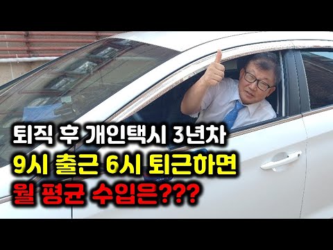 회사 그만두고 개인택시 도전! 3년차 수입 공개 / 개인택시 해야 하는 이유