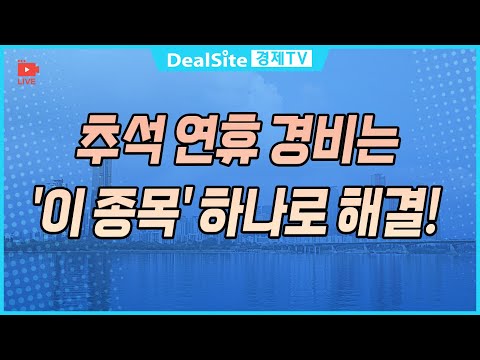 [라이브] 추석 연휴 경비는 '이 종목' 하나로 해결! #주식 #경제 #투자