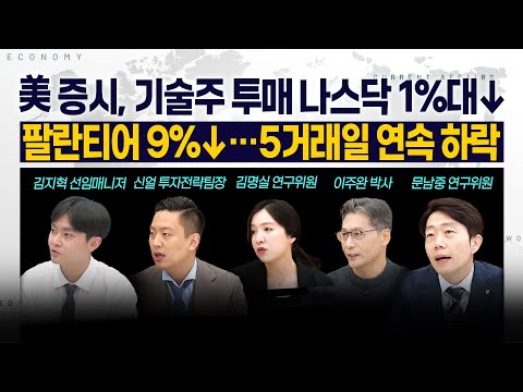 [LIVE] 美 증시, 기술주 투매 나스닥 1%대↓ l 팔란티어 9%↓…5거래일 연속 하락 250820 굿모닝인포맥스