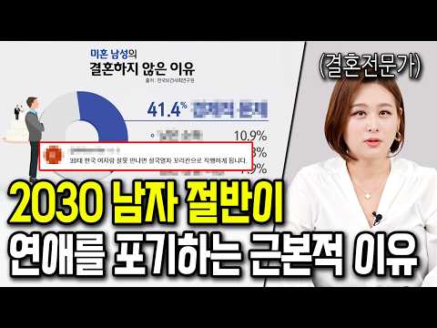 '이런 이유' 때문에 괜찮은 남자들도 연애를 포기합니다