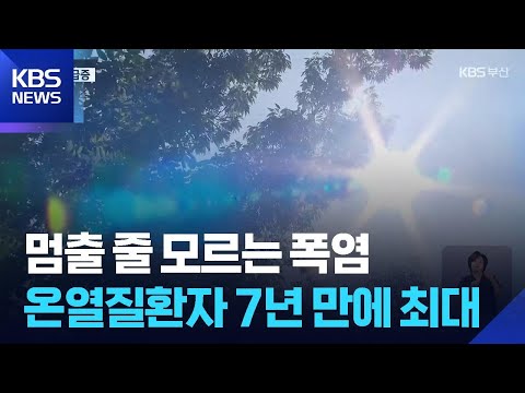계속되는 폭염에 온열질환자 7년 만에 최대 / KBS 2025.08.18. https://bbs.opparadise.com/data/apms/video/youtube/nB5Fg3DjN-E.jpg 계속되는 폭염에 온열질환자 7년 만에 최대 / KBS 2025.08.18.