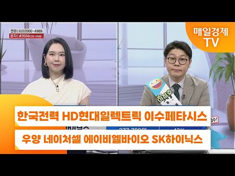 [친절한 종목상담 4989] 한국전력 HD현대일렉트릭 이수페타시스 우양 네이처셀 에이비엘바이오 SK하이닉스