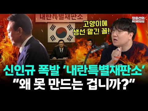 신인규 폭발, 내란특별재판소 왜 못 만드는 겁니까?-조희대 지귀연 사법부에 맡길 수 없어