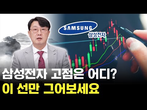 삼성전자 고점과 저점은 어디? 이 선만 그어보세요!