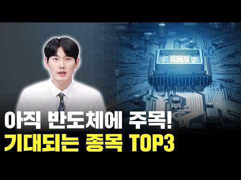 아직은 반도체에 주목하셔야 합니다! 기대주 TOP3 공개!