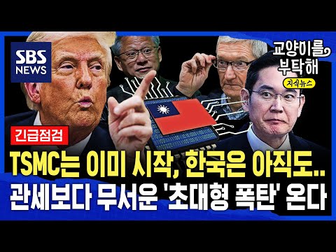 TSMC는 이미 시작했는데, 한국은 아직도... 관세보다 무서운 '초대형 폭탄' 온다 (ft.홍종호 서울대 교수) / SBS / 교양이를 부탁해 https://bbs.opparadise.com/data/apms/video/youtube/u3HIvWo57M4.jpg TSMC는 이미 시작했는데, 한국은 아직도... 관세보다 무서운 '초대형 폭탄' 온다 (ft.홍종호 서울대 교수) / SBS / 교양이를 부탁해