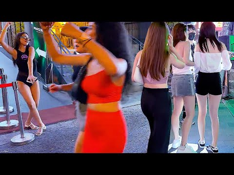 [4K] 서울 홍대 거리의 에너지는 대단하네요  # 홍대 # 서울 # 한국