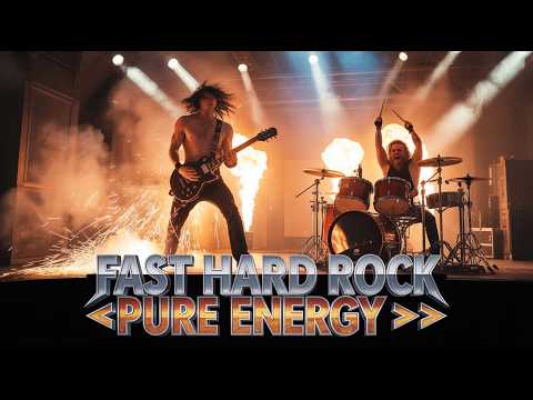FAST HARD ROCK | Shredding Guitars, Double Kicks & Pure Energy