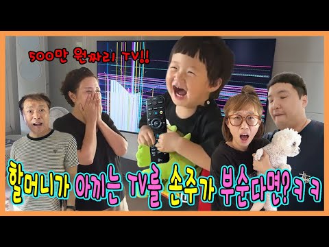 할머니가 아끼는 TV를 손자가 부순다면???ㅋㅋㅋㅋㅋ