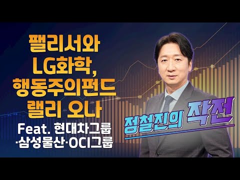 [정철진의 작전] 팰리서와 LG화학, 행동주의펀드 랠리 오나Feat. 현대차그룹·삼성물산·OCI그룹  / 정철진의 작전 / 매일경제TV