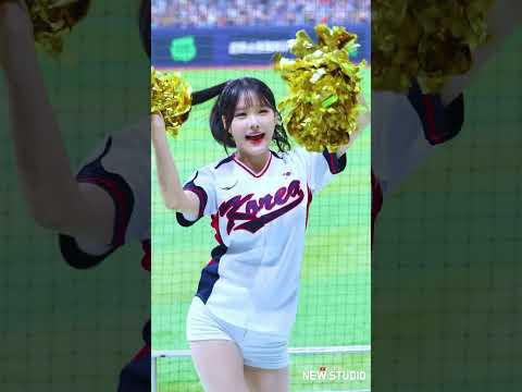 " 경력직이 보여주는 한국시리즈 성적좋았던 김영웅 응원가  " 251108 최홍라 치어리더 직캠